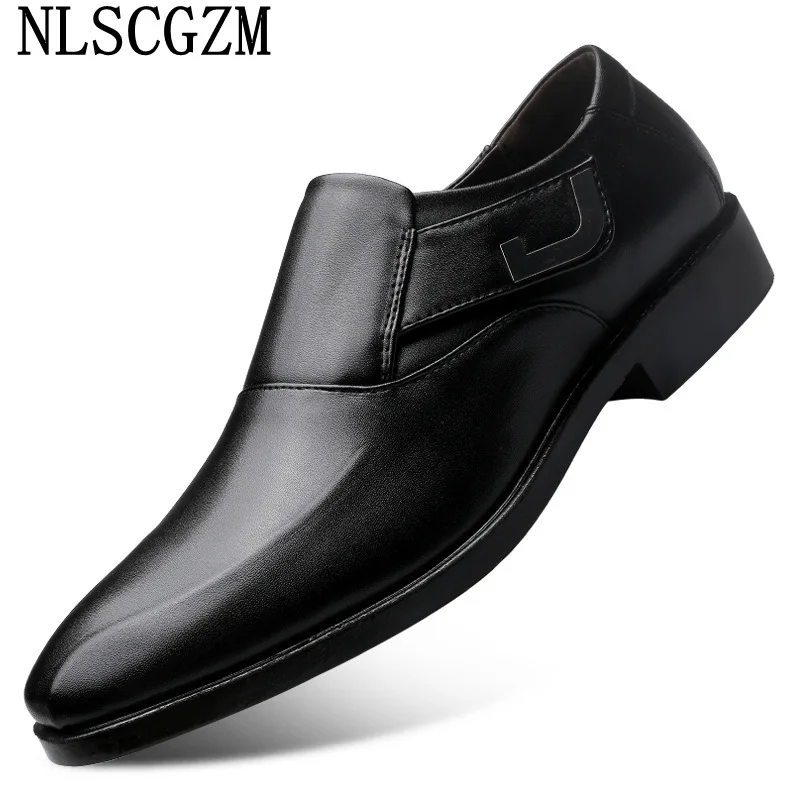 Coiffeur Dressing Shoes for Men Italiano Formal Shoes Slip on Shoes Men Loafers Men Wedding Dress LEATHER Oxfords мужская обувь