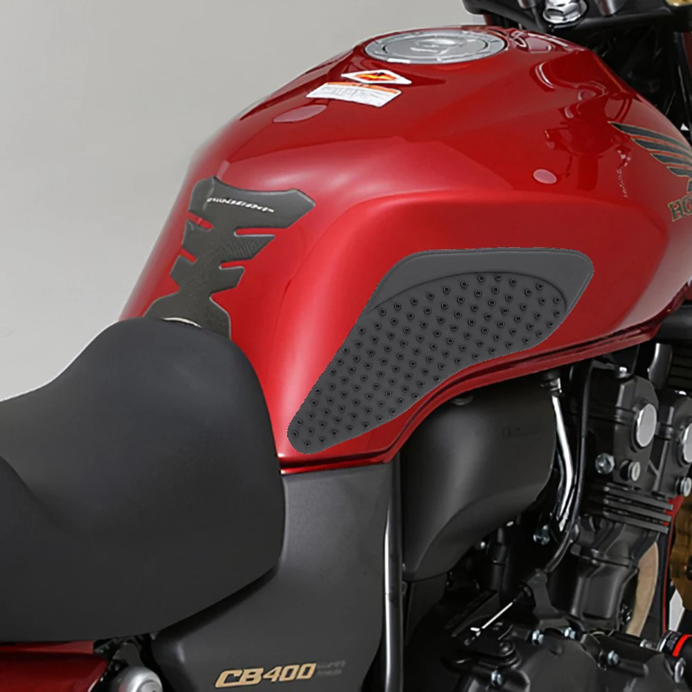 Подходит для Honda CB400 ABS CB 400 SF VTEC 1 2 3 4 1992-2018 мотоциклетная накладка на бак, боковые накладки на топливный бак, тяговые наколенники, противоскользящие накладки (art.: 3920cdce32e3d) - 3920cdce32e3d