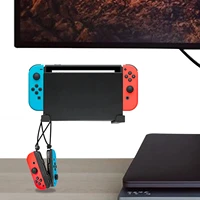 game console wall mounted holder bracket fit fornintendo switch oled host tv box wall mount storage rack hanging accessories