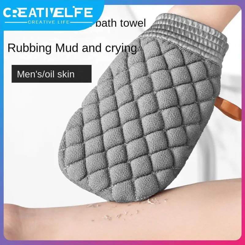 

Double-sided Gloves For Shower Spa Foam Body Massage Dead Skin Remover Body Brush Spone Mud Rubbing Gloves Bathroom Accessories