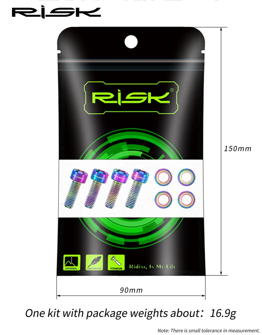 8 шт. болты/шайбы для дискового тормоза