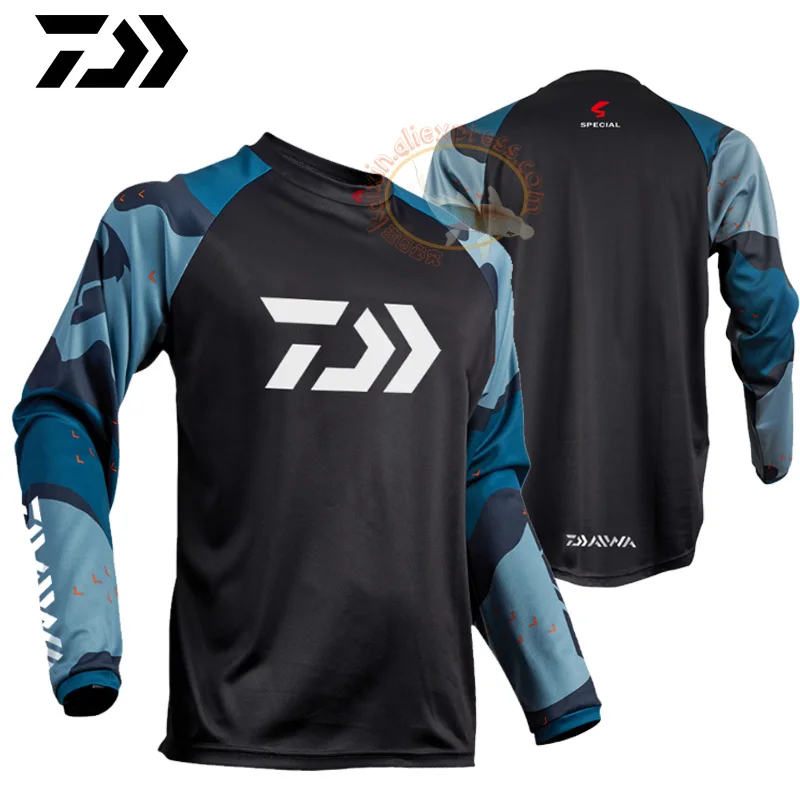 2023 Fishing Jersey Shirt Cycling Clothing Breathable Sunscreen Quick Drying UPF 50+ Long Sleeve S Pesca Camiseta enlarge