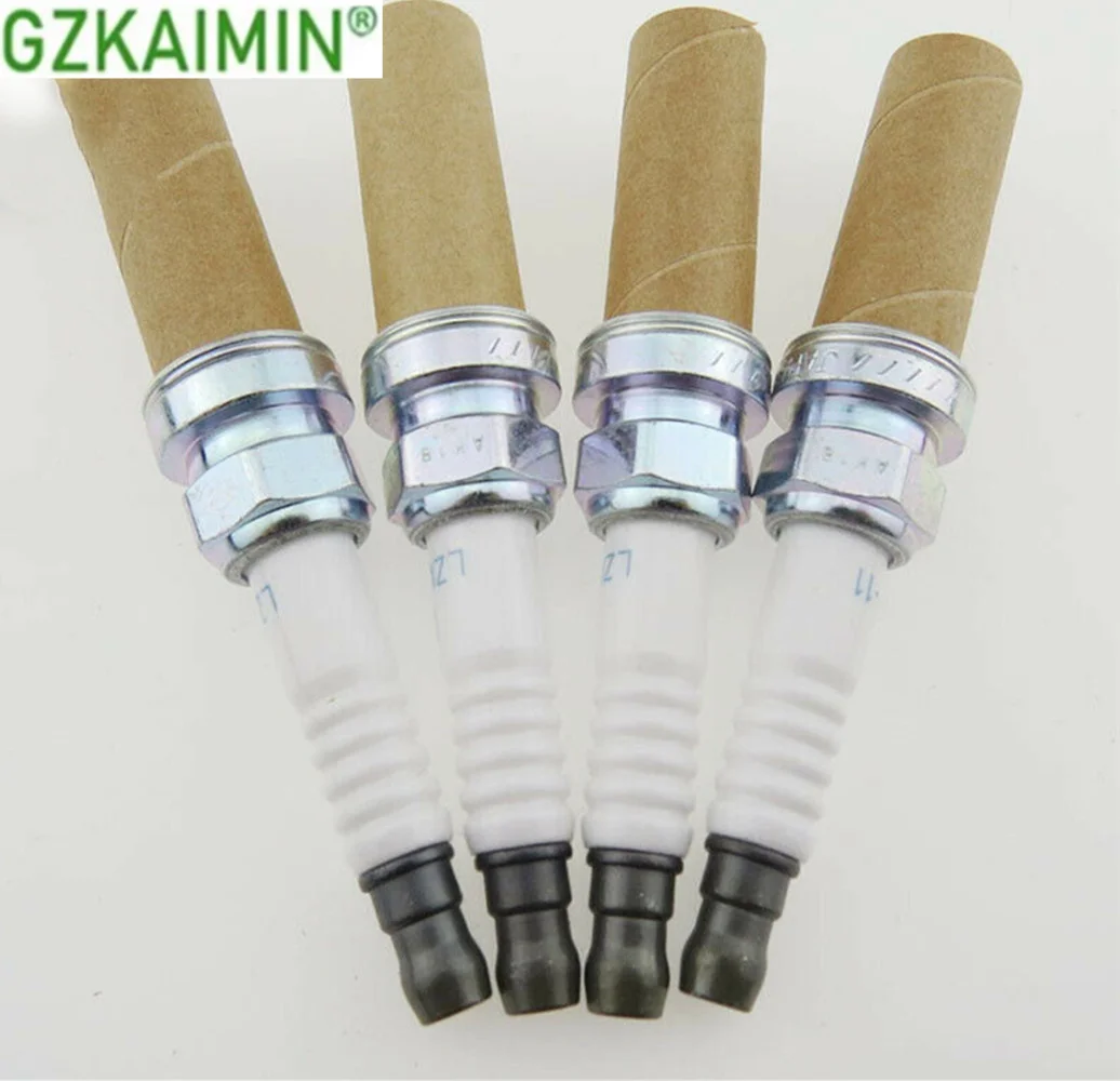 

4pcs Spark Plug 18846-11070 SILZKR7B-11 for H-yundai G-enesis i40 K-ia Carens Optima