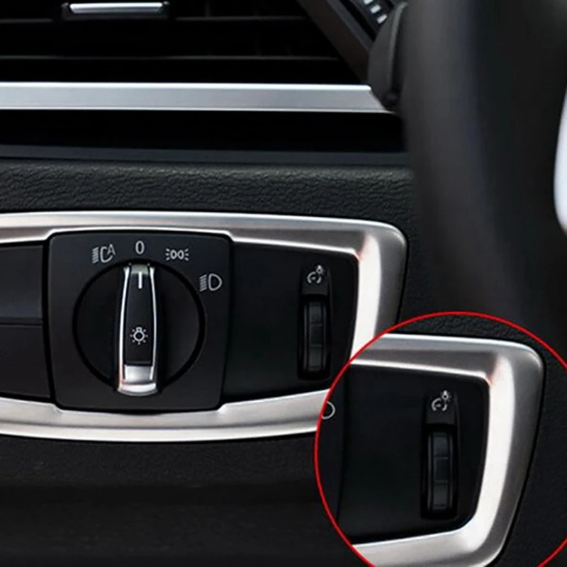 Хромированная рамка для переключателя автомобильной фары BMW X1 F48 2016 2017