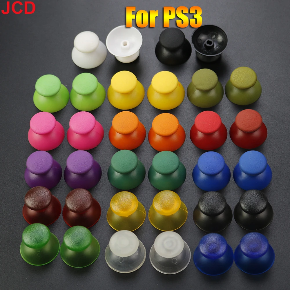 JCD 1pcs 3D Analog Joystick Stick Module Mushroom Cap For PS3 Controller Thumb Cover