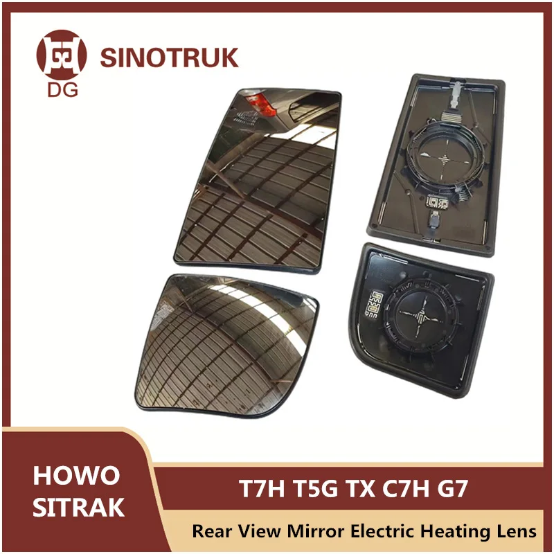 

Rear View Mirror Electric Heating Lens For SIONTRUK HOWO T7H T5G TX SITRAK C7H G7 Reversing Mirror Glass Lens