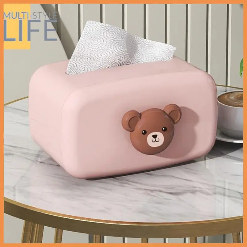 

Cartoon Paper Drawer Simple And Extravagant Creative Tissue Box Cute Paper Towel Basket 2023 Storage Box