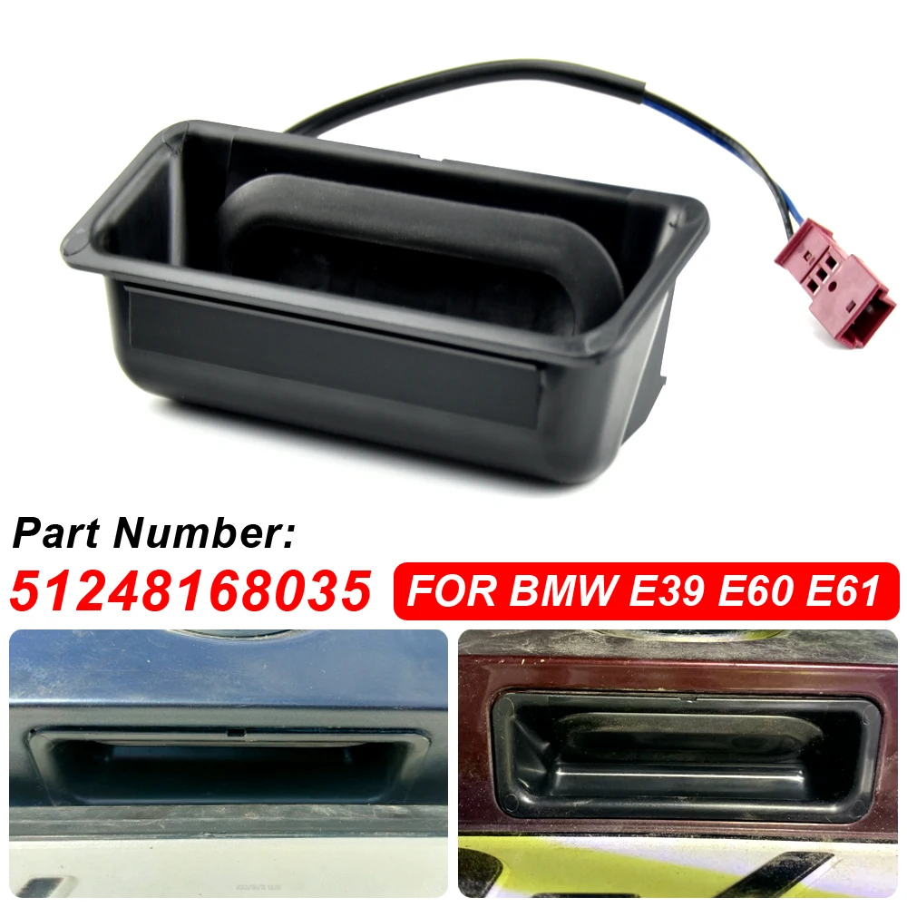 Car Trunk Lock Push Button Handle Switch For BMW E39 E60 E61 525xi 530d 545i M5 540i 528i 525i 550i 51248168035