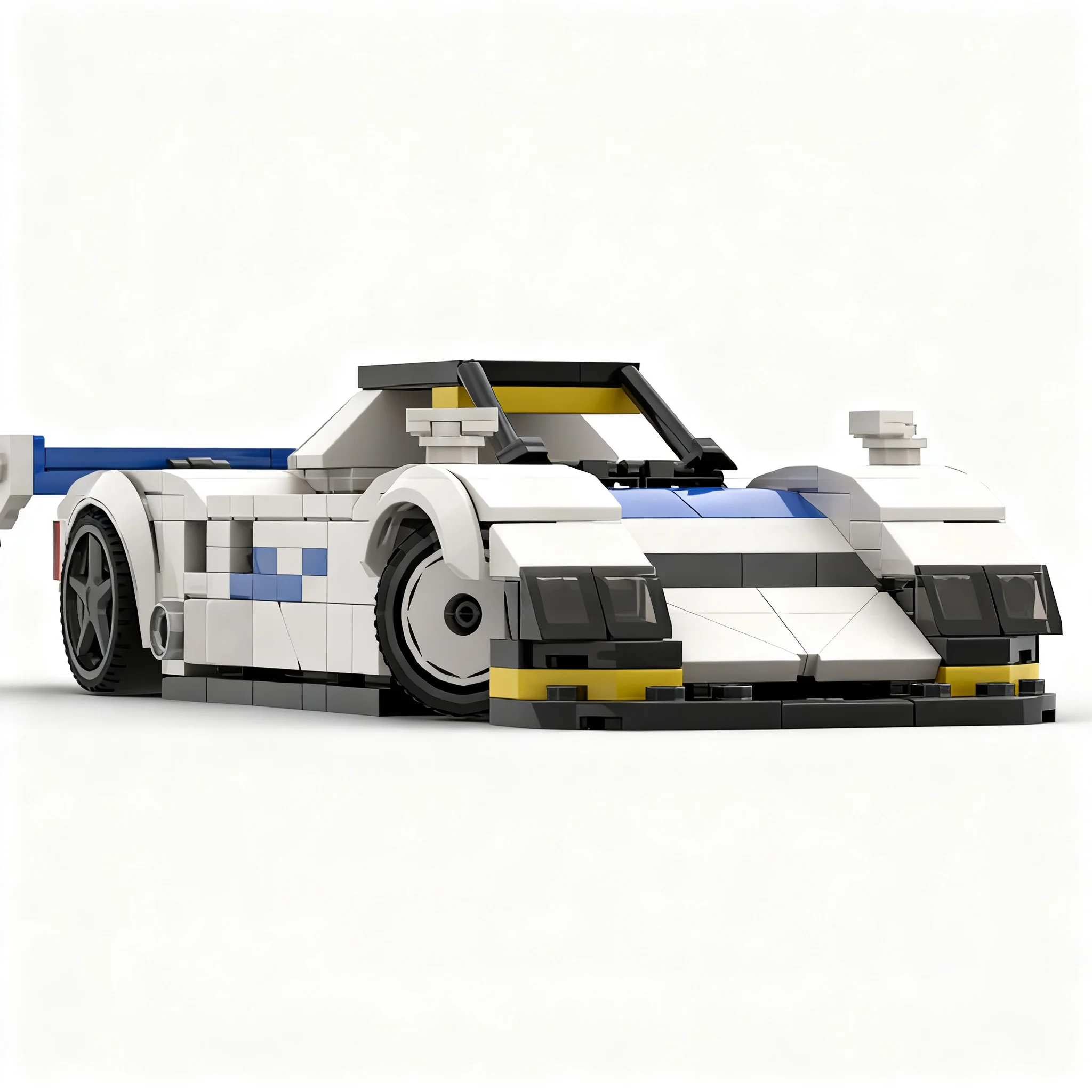 274 детали MOC Mazdaed 787B Le Mans City Champions, модель из строительных блоков, игрушка для сборки, рождественские подарки, образовательная коллекция (art.: 3920dd01599ab) - 3920dd01599ab