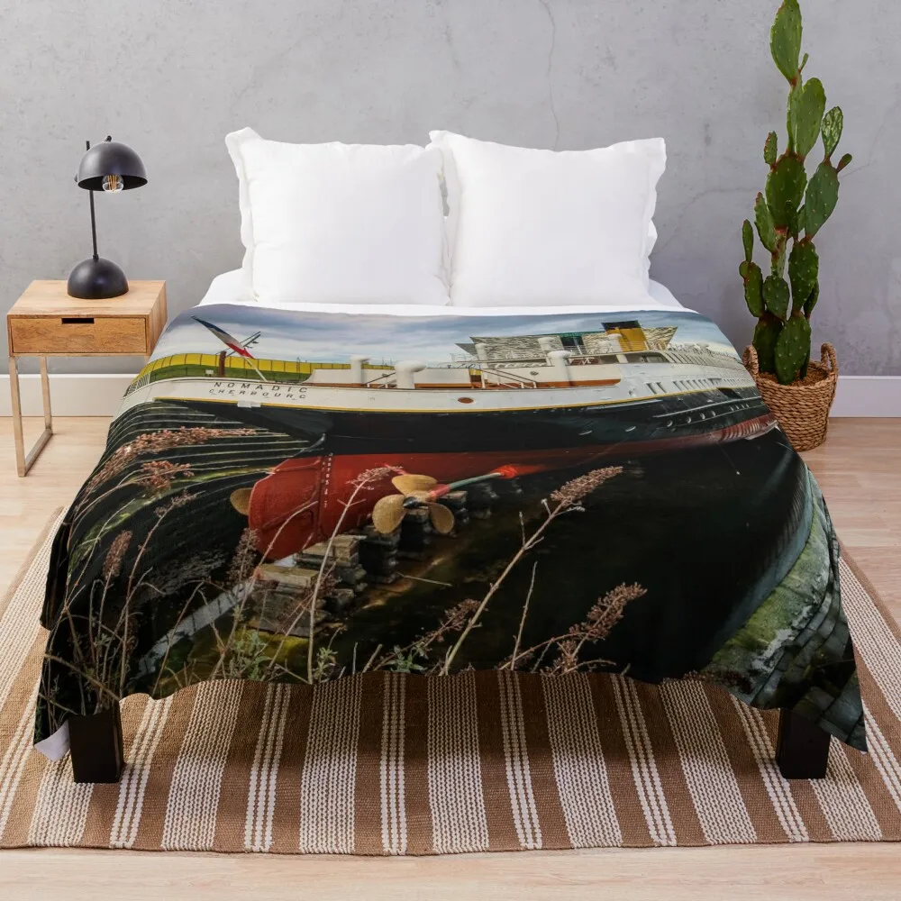 Вневременное одеяло Stern of SS Nomadic в Belfast волосатое для малышей одеяла