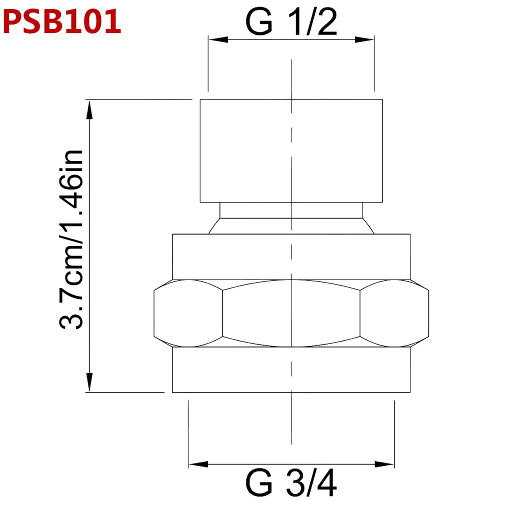 

Shower Adapter Stainless Steel Shower Head Diverter Valve Bathroom Water Separator Brushed
