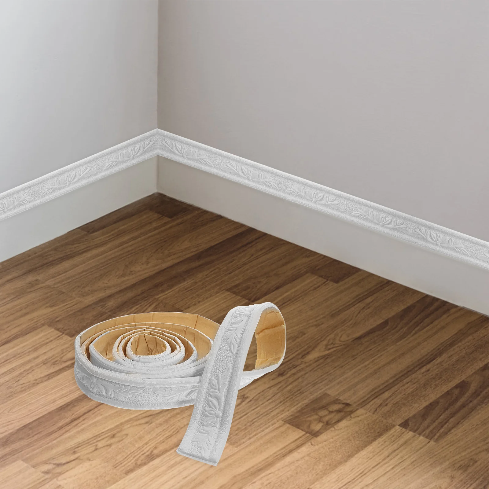

Applique Wall Trim Skirting Borders Self Adhesive Decal Peel Stick Caulk Strip Tile Edge Edging