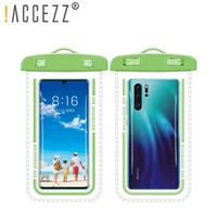 accezz ipx8 pvc waterproof phone pouch drift diving swimming bag underwater mobile phone covers coque for cell phone 7 5 inch