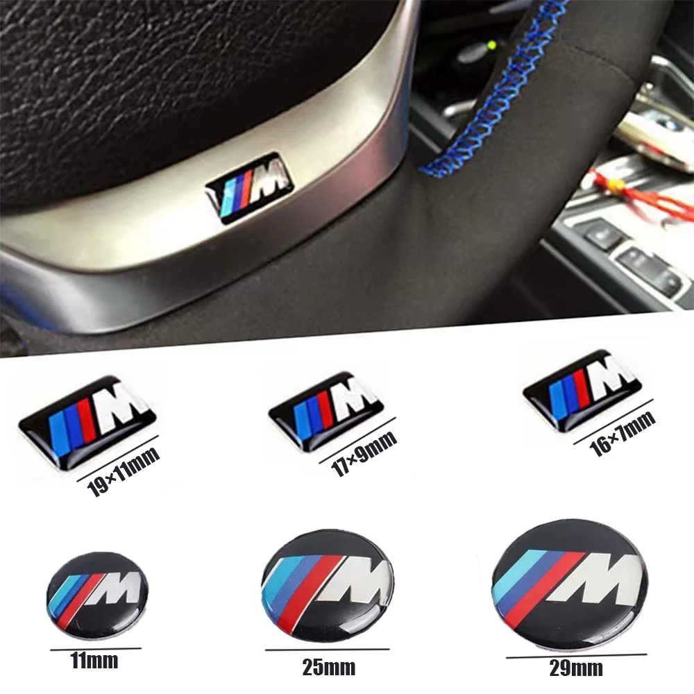 Наклейка на ключ с логотипом M случайная наклейка руль колпачок центра сделай сам