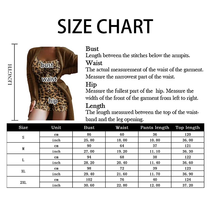 Women Fluffy Pajamas Leopard Autumn Winter Homewear Women'S Plush Velvet Crop Tops+Shorts+Cardigans 3 Pieces Suit Casual Pyjamas