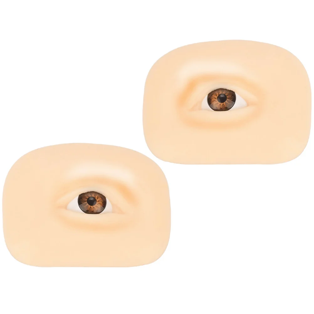 

1 Set of Blank Makeup Training Board Simulated Eye Makeup Board Reusable Eyeshadow Skin