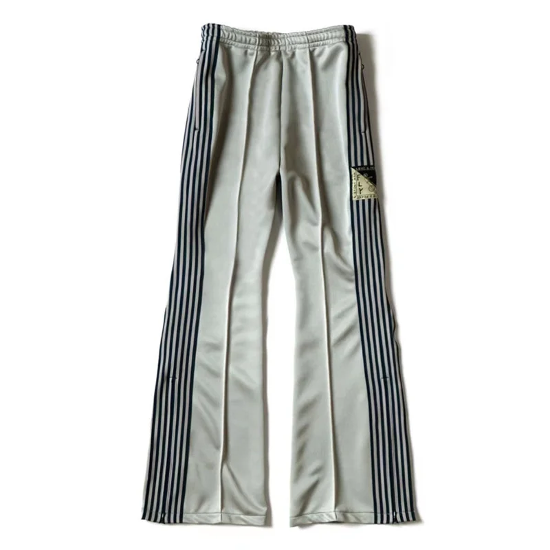 KAPITAL 23AW Side Zipper Vertical Stripe Tricolor Casual Pants For Men And Women Outdoor Trend Trousers