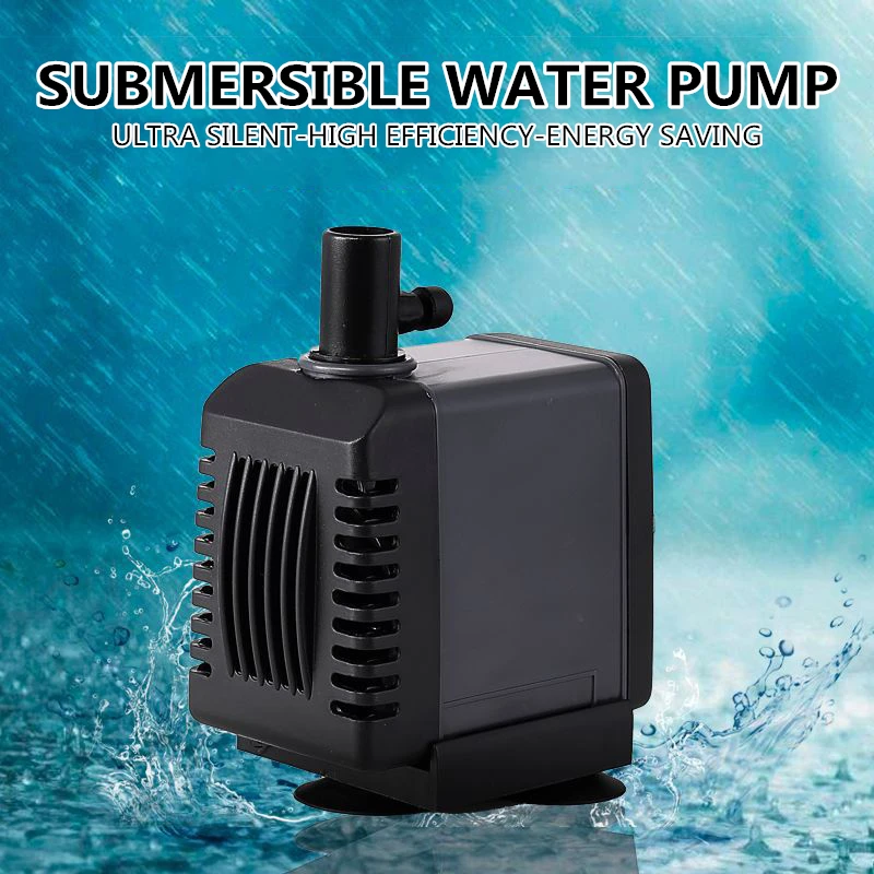 

1 PC Ultra Silent Garden Aquarium Fish Tank Submersible Water Pump Filter Pump Small Water Pump Fountains Supplies WP-3200~3500