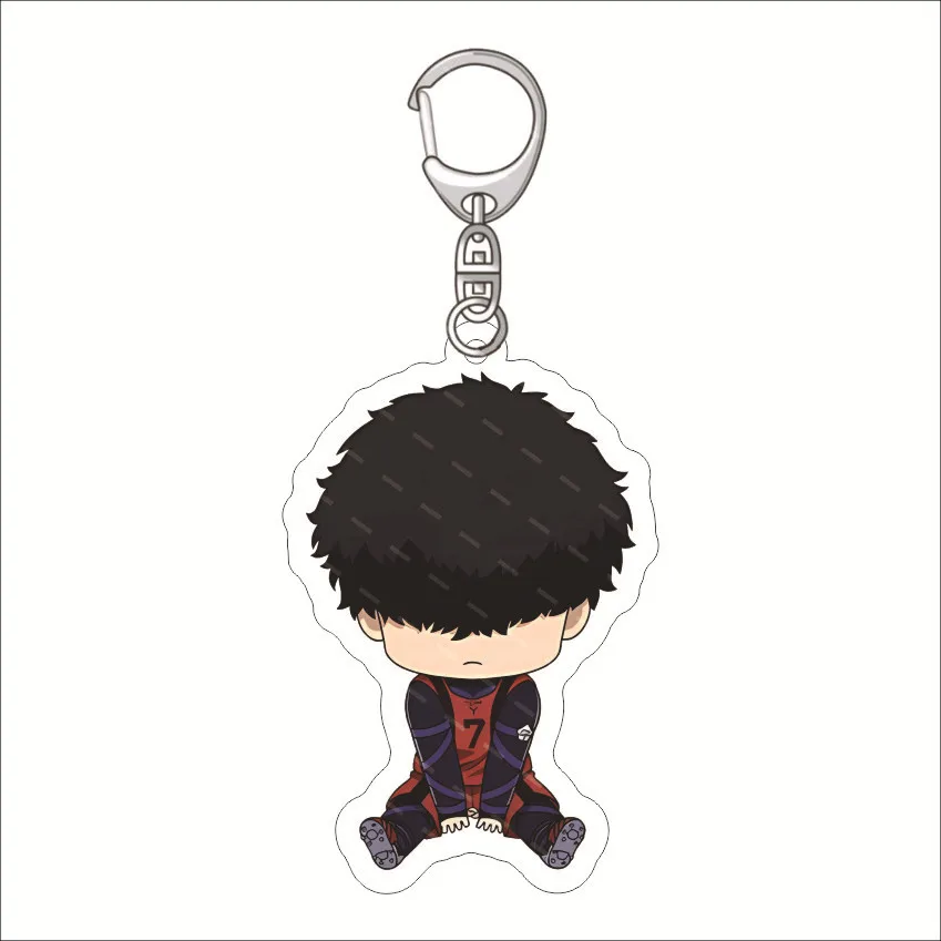 Фигурки аниме Синий замок Bachira Meguru Isagi Yoichi Niko Ikki акриловые брелки для ключей