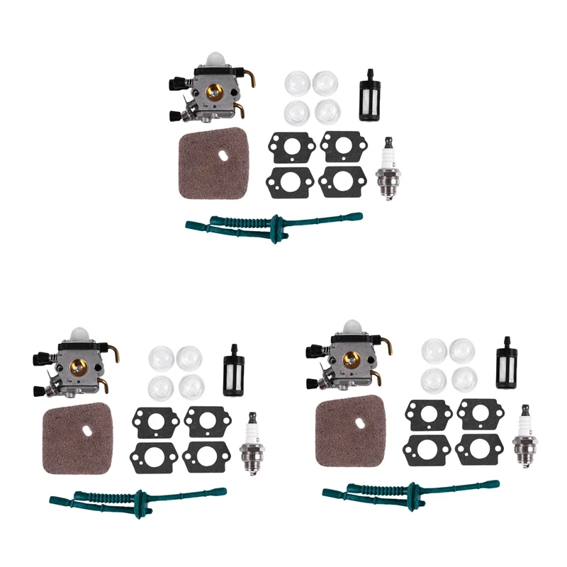 

3X Carburetor For Stihl FS80 Carburetor - STIHL FC55 FC75 FC85 FS310 FS38 FS45 FS45C FS45L FS46 ZAMA Carburetor (FS80)