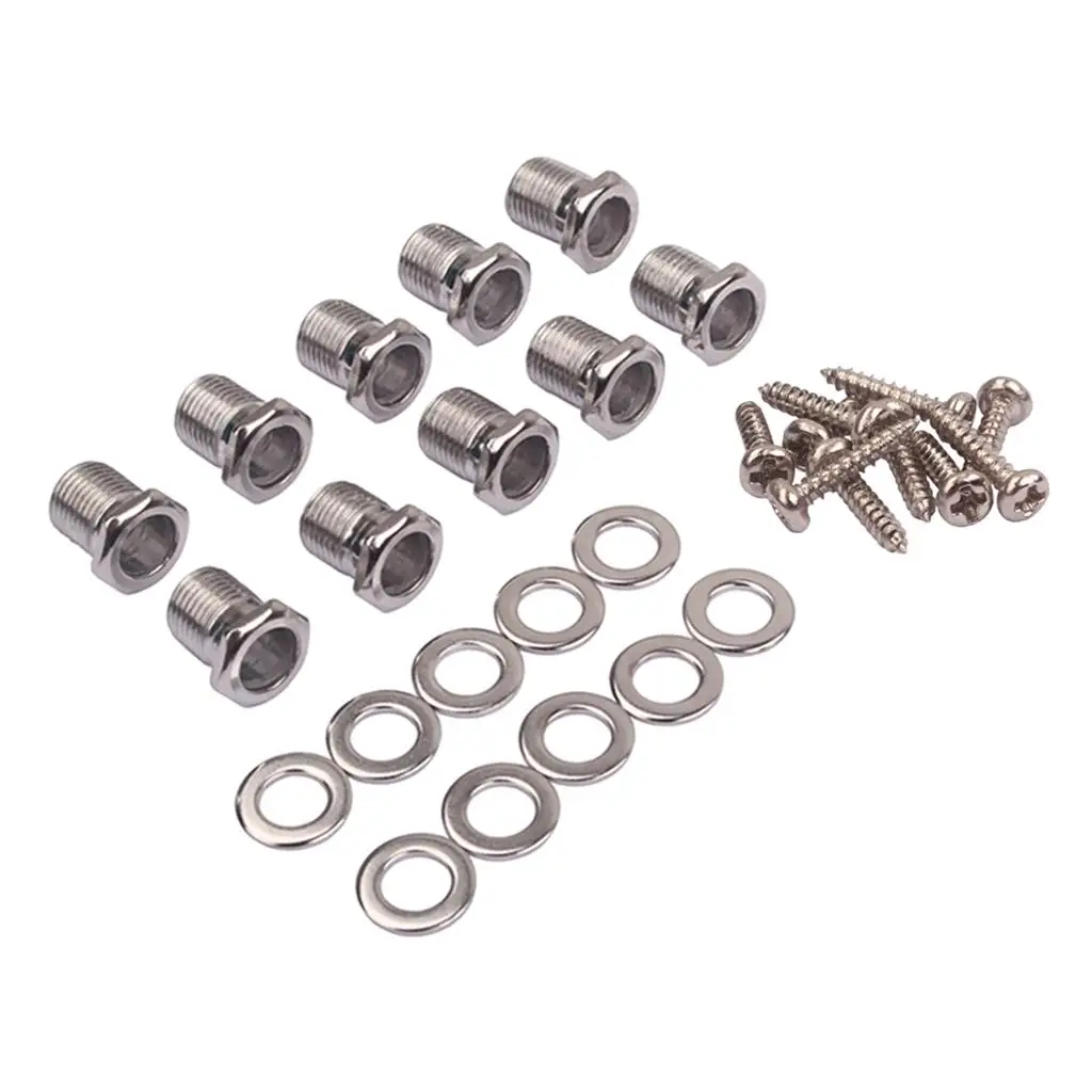 10 шт. монтажные наконечники для гитарных струн втулка с резьбой деталей укулеле