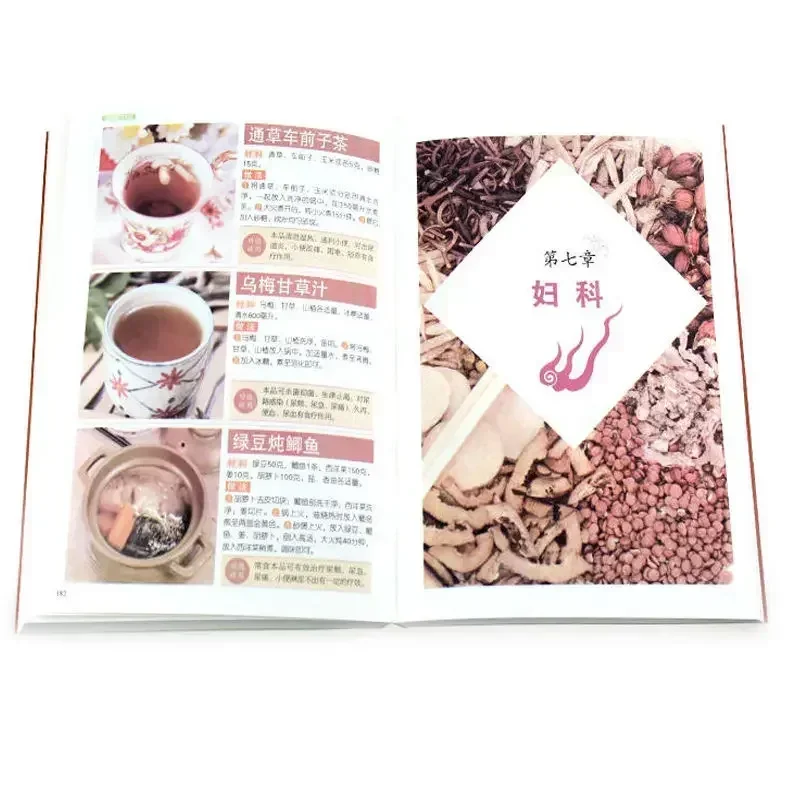 Иллюстрированные книги по рецептам здоровья TCM. Энциклопедия питания. Здоровье.