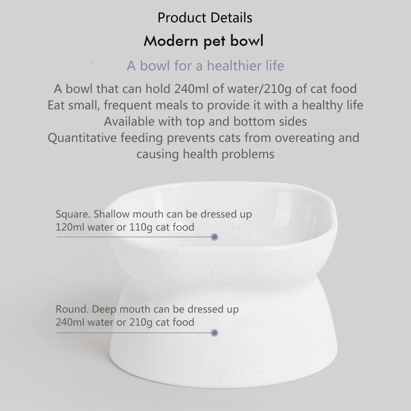 Приподнятые нескользящие миски для домашних животных корм кошек миска воды 2