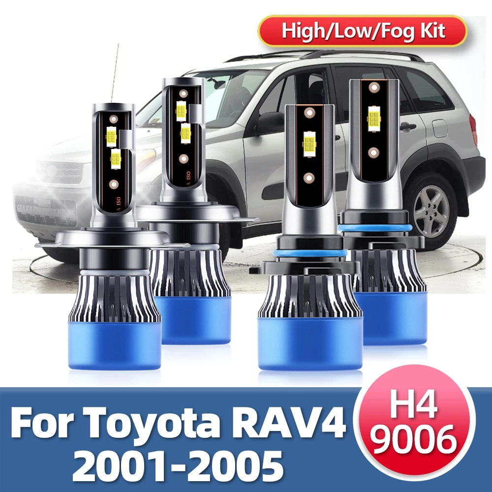 

LSlight 15000LM 110W Car Headlight Bulbs LED 6500K CSP 12V Auto Lamp For RAV 4 Vehicle Toyota RAV4 Year 2001 2002 2003 2004 2005