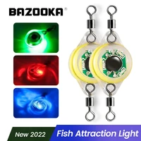 bazooka 30pcs fish attraction lamp mini led light fishing lure attract luminous underwater deep drop night winter squid bait