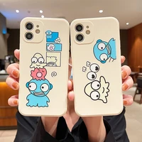 cartoon little monster phone case for apple iphone 11 12 13 pro max 12 13 mini x xr xs max se 2020 6 7 8 plus celular smartphone