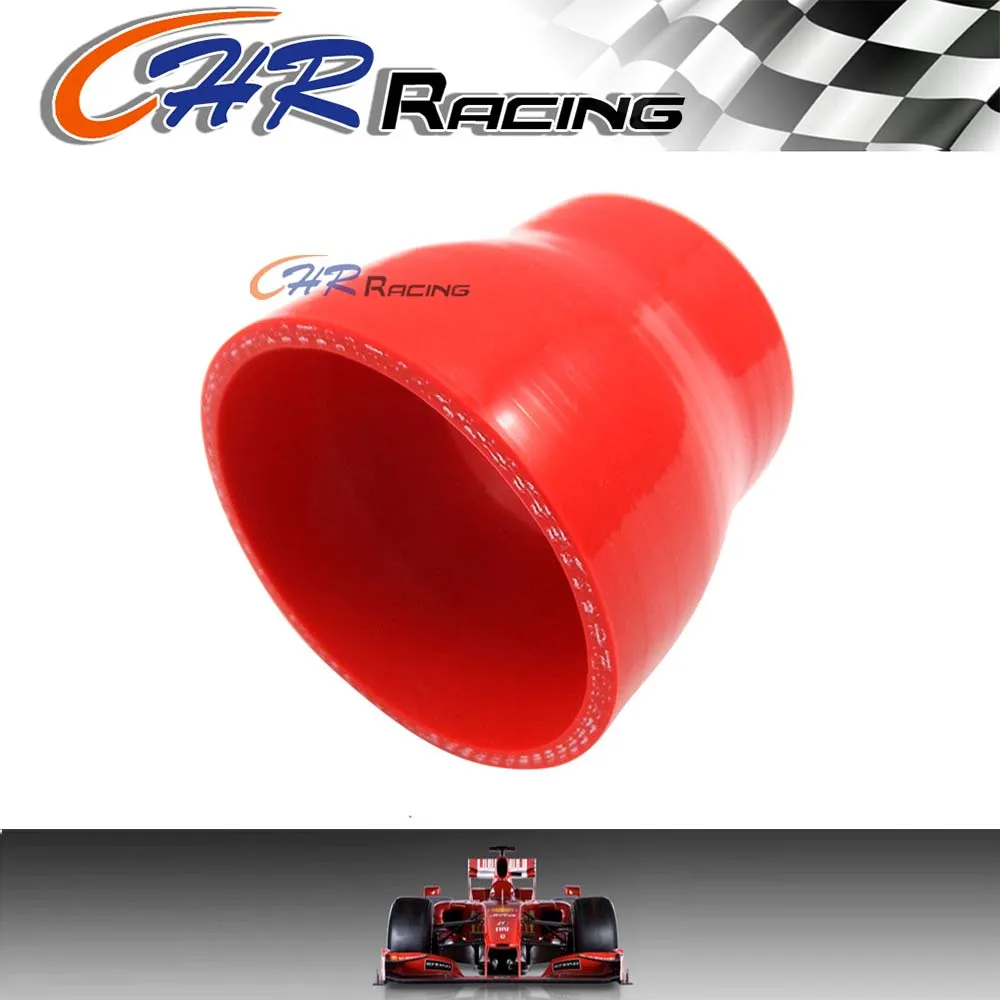 

Силиконовый редуктор, прямой соединительный шланг, 2,75 дюйма (70 мм) до 2,5 дюйма (64 мм), впускной турбошланг, красный радиатор