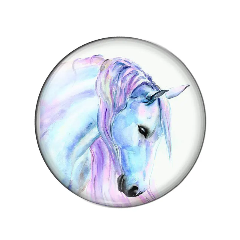 Круглые кабошоны с животными OMGALA 10 шт.