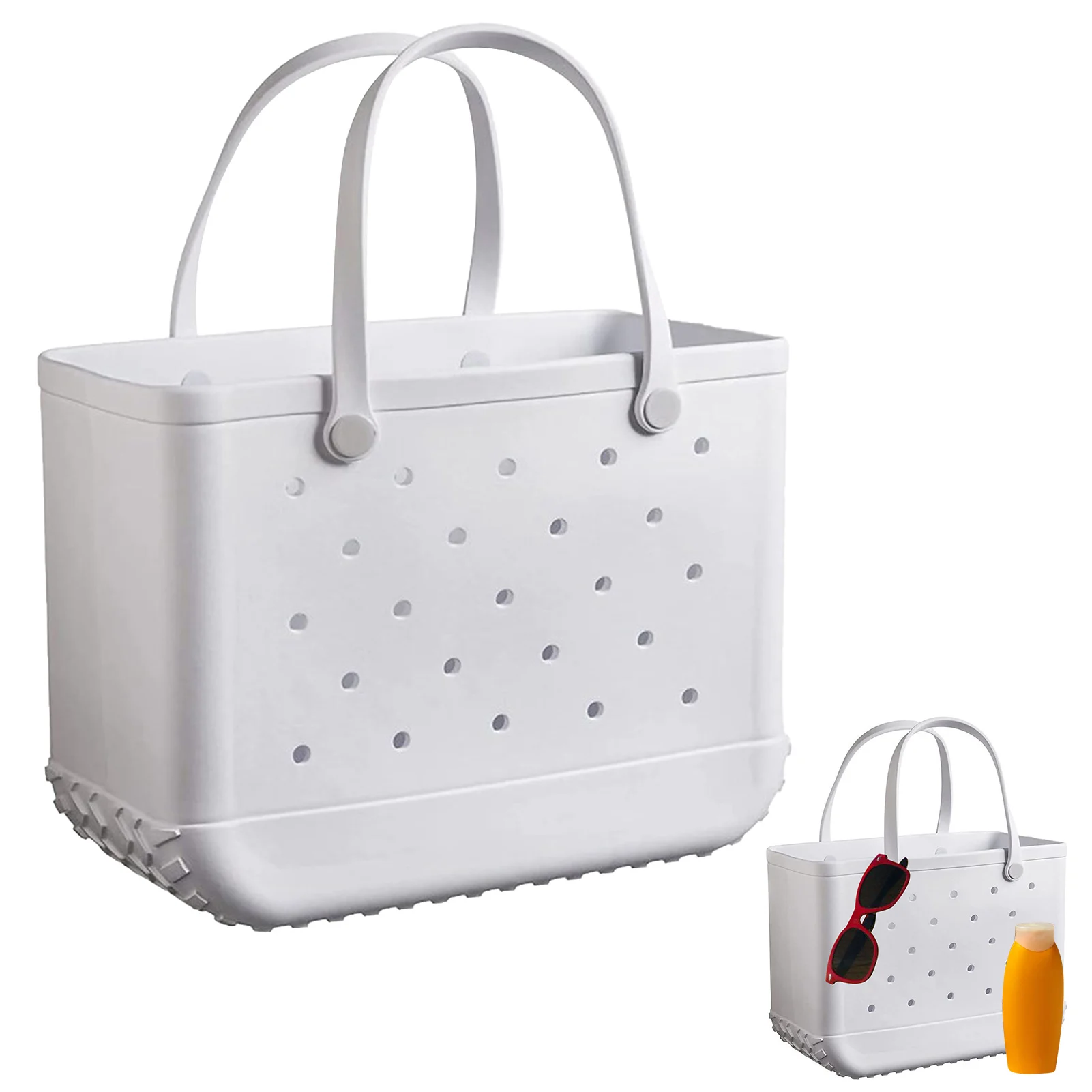 

Резиновая Сумка-тоут, водонепроницаемая песконепроницаемая уличная портативная летняя дорожная пляжная сумочка, спортивная сумка для хра...