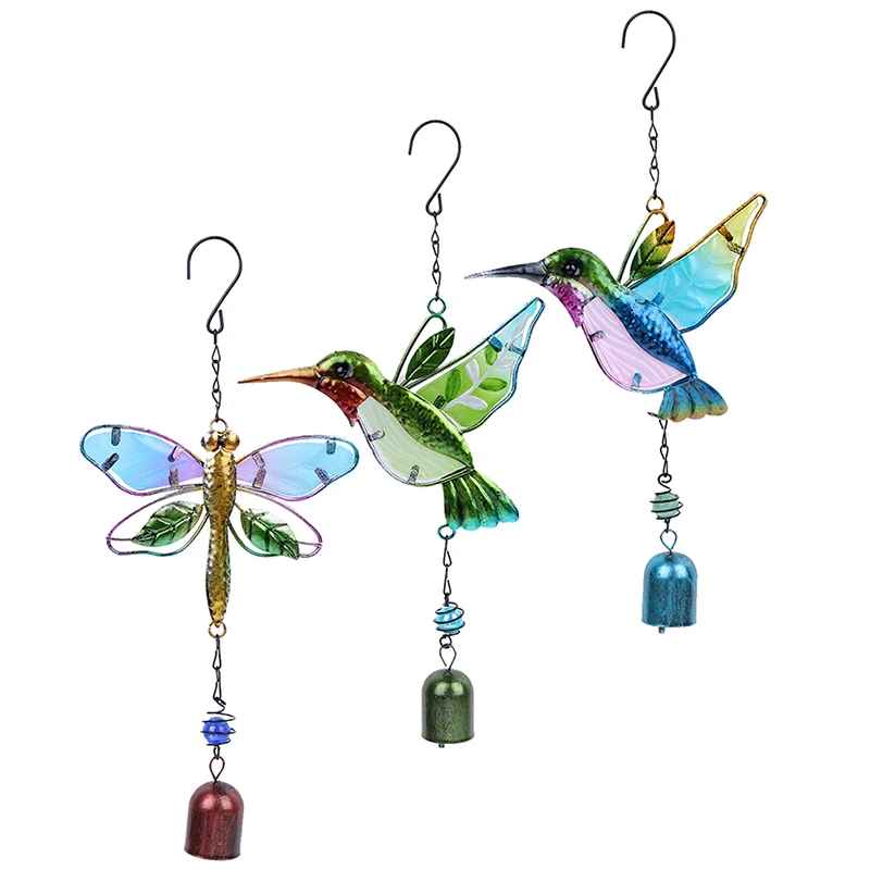 

1pc Handmade Wind Bell Hanging Ornaments Bird Wind Chime For Wall Window Door Vintage Home Campanula Decoration Crafts Kids Gift