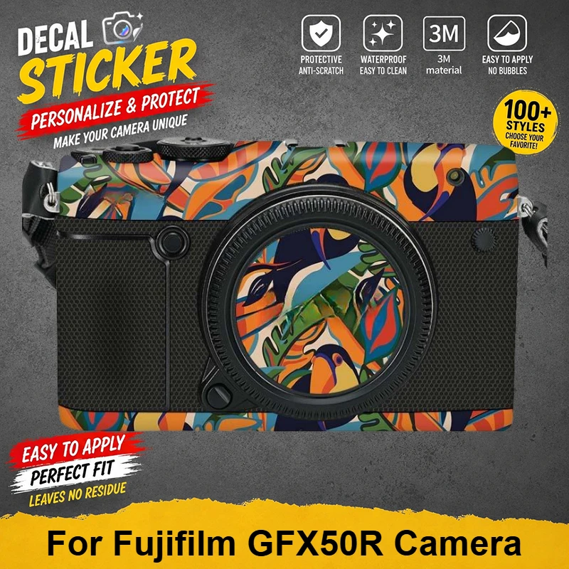 Фото Защитная пленка PrizMo для камеры Fujifilm GFX50R, наклейка, виниловая пленка, защитное покрытие от царапин, защитный слой для GFX-50R, GFX 50R №1