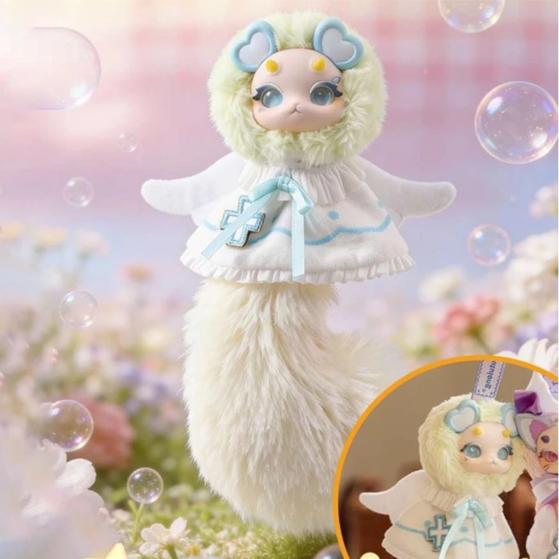 Фото Фигурка-сюрприз Blind Box Tutulong Fantasy Bio-magic Desire Catcher Series: Кот-Дракон, коллекционная аниме-фигурка, подвеска, игрушка-сюрприз №4