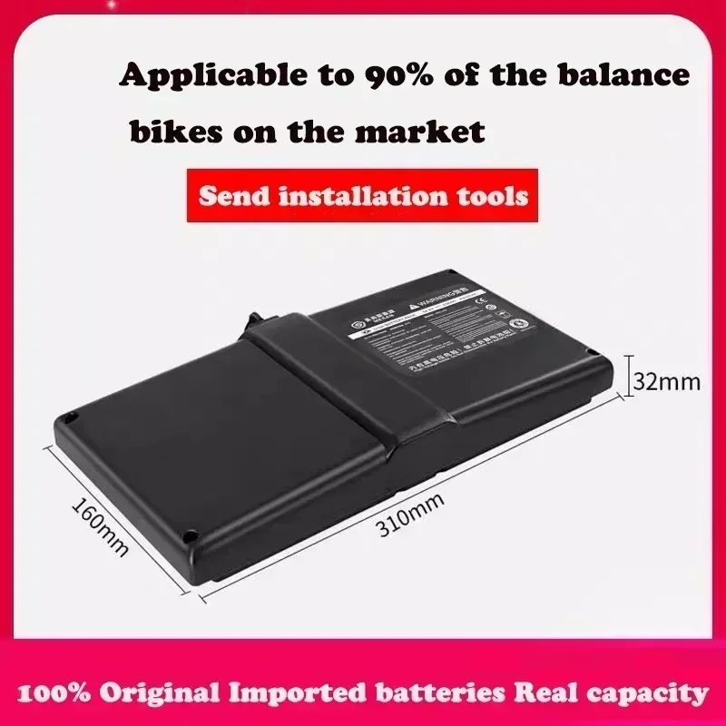 Original Scooter 36V / 54V Battery pack ForXiao Mi of No.9 balance car 7000mAh lithium battery Working 3-5 hours