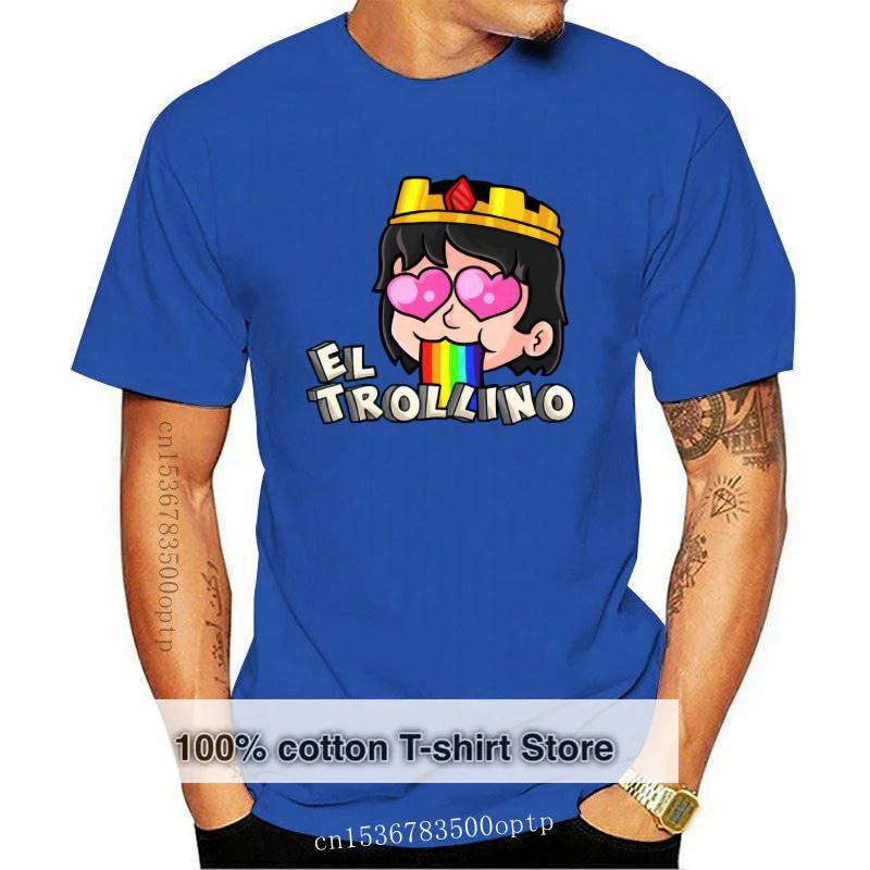 

Новая мужская футболка El Trollino, футболка для женщин и мужчин