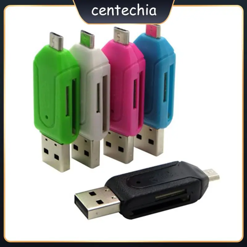 

480 Mb/s Micro Usb Card Reader Support Hot Plug Metal Shell Mould Usb Otg Adapter No External Power Required High Quality Slinky