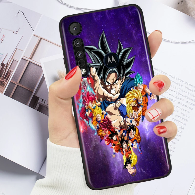 goku the dragon ball for motorola moto g g60 g60s g50 g40 g9 g10 e7i e6s power edge 20 e20 2021 x3 s pro black phone case free global shipping