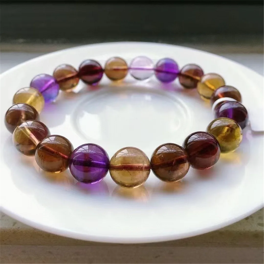 

10 мм натуральный ауралит 23 браслет ювелирные изделия для женщин мужчин Любовь Исцеление подарок Кристалл бусины рейки драгоценные камни ни...