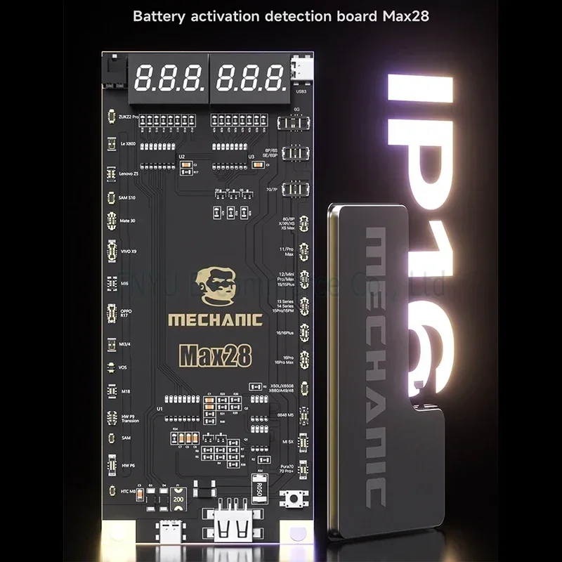 Плата обнаружения активации аккумулятора MECHANIC Max28 для IPhone 6G-16 Pro Max Android