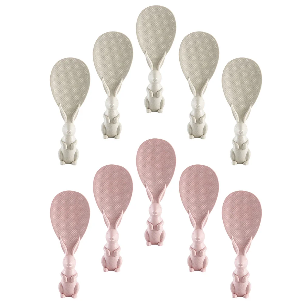 

10 шт., ложки для еды, разные цвета