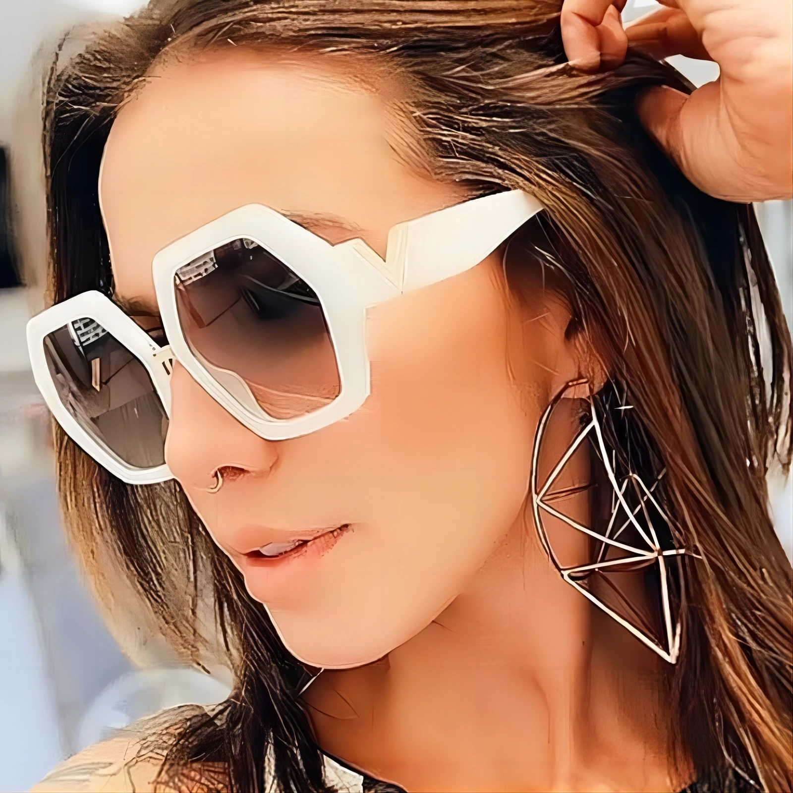 

YJ445L74-L78 Luxury Brand Designer Sunglasses Women Classic Sun Glasses Male Mirror Fashion Female Shades Lunette De Soleil