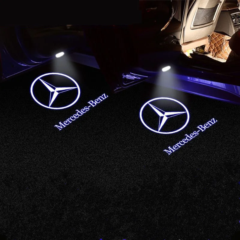 

2 Шт. Светодиодный Дверной Проектор С Логотипом Для Mercedes-Benz W212 W213 W166 W176 W177 W246 W205 X253 GLC GLS-призрачная ...