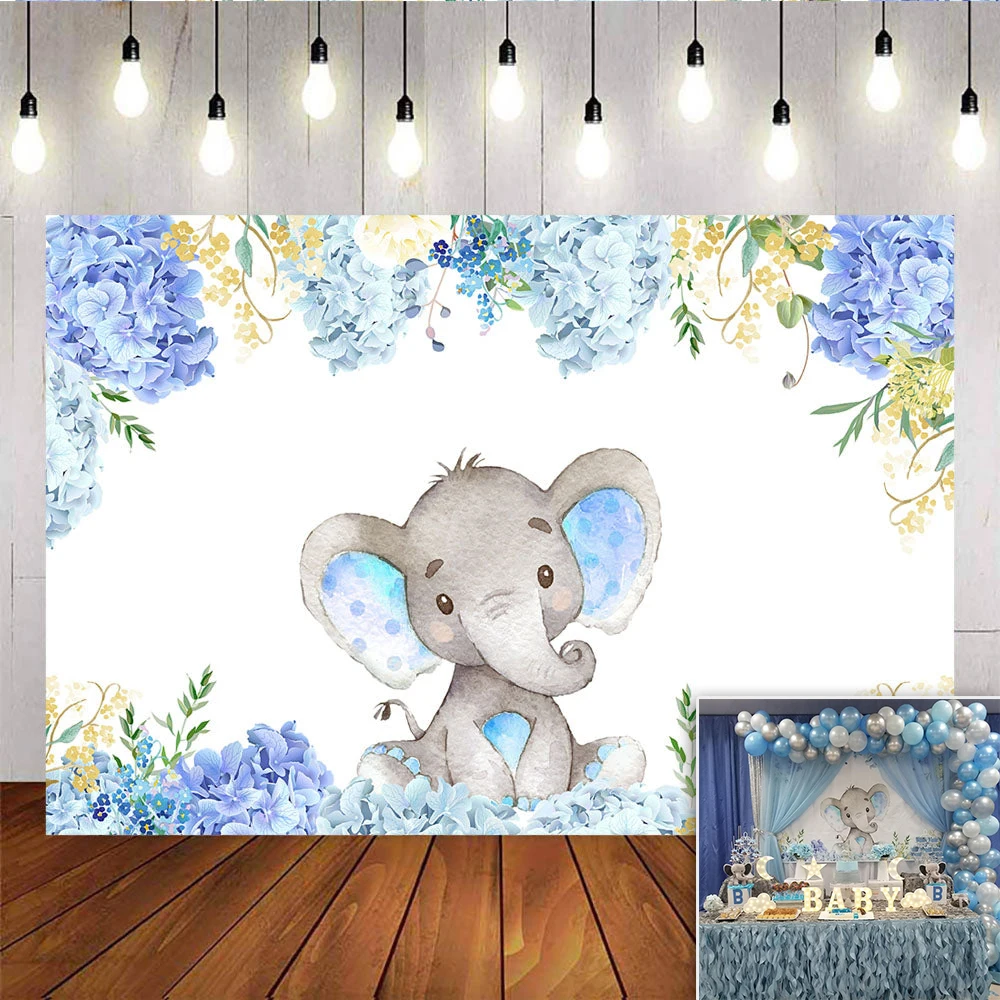 

Милый фон для фотосъемки с изображением слона для вечеринки