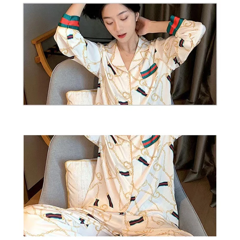 Liba Sin женский пижамный комплект в повседневном стиле с длинными рукавами из