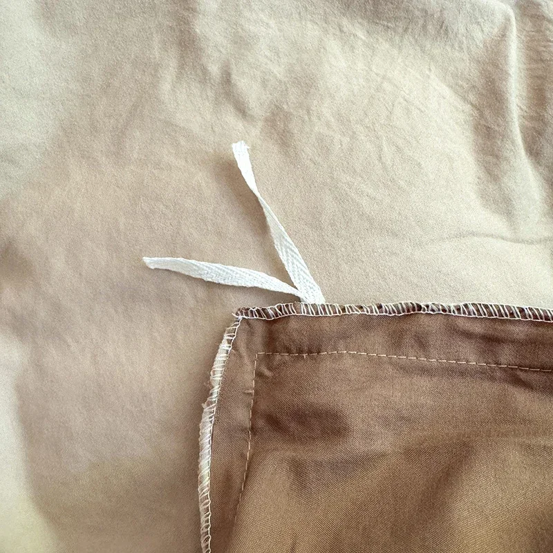 Новый комплект из четырех предметов из стираного хлопка ВеснаЛето 2026, японский однотонный клетчатый комплект из трех предметов, комплект в стиле Uniqlo (art.: 3920d91e503bb) - 3920d91e503bb