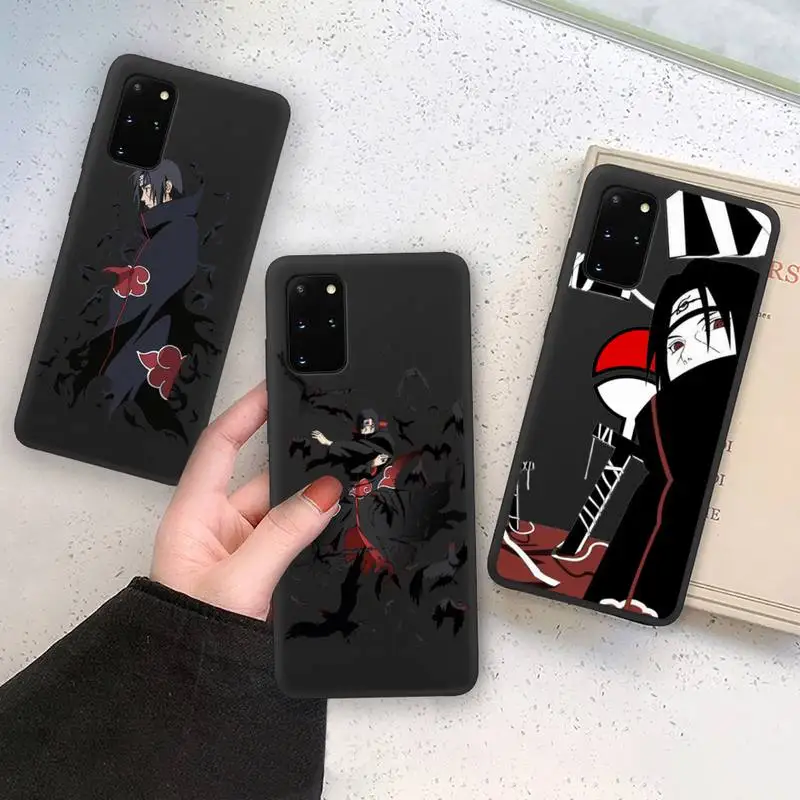 

Naruto Anime Uchiha Itachi Phone Case Soft For Samsung Galaxy Note20 ultra 7 8 9 10 Plus lite M21 M31S M30S M51 Cover