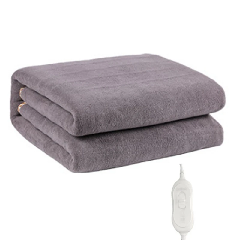 

Электрическое одеяло, одиночное покрывало 1,5x0,8 м с подогревом для дома, Электрический матрас, одеяло с постоянной температурой, европейская вилка-ABUX